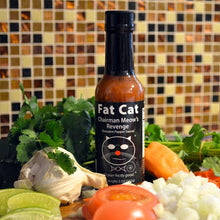 Load image into Gallery viewer, Fat Cat - Chairman Meow’s Revenge Scorpion Pepper Hot Sauce (12 ct)
