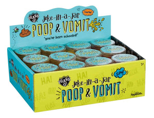 Toysmith - Prank U! Joke-In-A-Jar Poop & Vomit