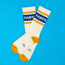 Load image into Gallery viewer, Gumball Poodle - Farts Gym Crew Socks
