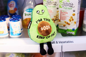 Punchkins - "I'm The Good Kind Of Fat" Novelty Plush Avocado Gift