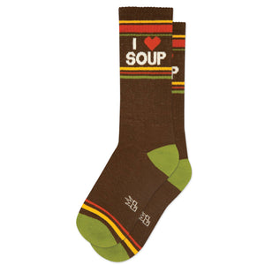 Gumball Poodle - I ❤️ Soup Gym Crew Socks