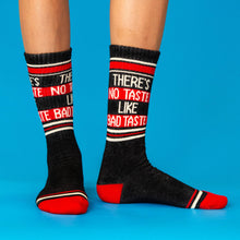 Load image into Gallery viewer, Gumball Poodle - There&#39;s No Taste Like Bad Taste Gym Crew Socks
