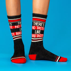 Gumball Poodle - There's No Taste Like Bad Taste Gym Crew Socks