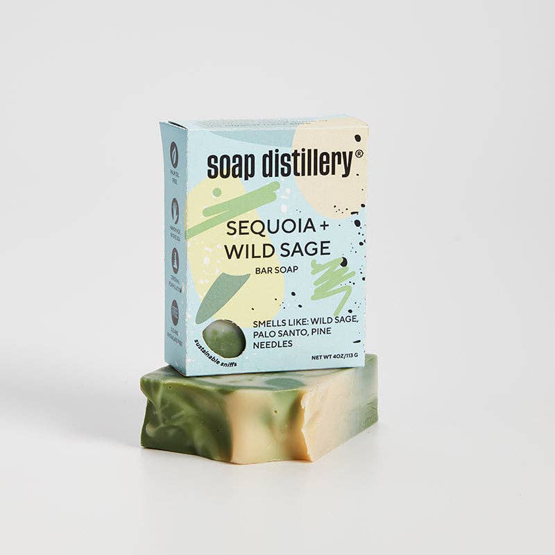 Soap Distillery - Sequoia + Wild Sage Bar Soap
