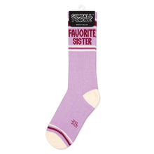 Load image into Gallery viewer, Gumball Poodle - Favorite Sister Gym Crew Socks
