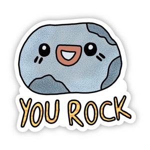 Big Moods - "You rock" Cute Rock Sticker