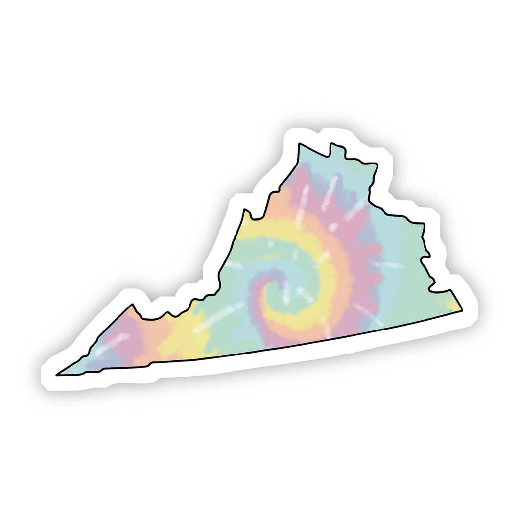 Big Moods - Virginia Tie Dye Sticker