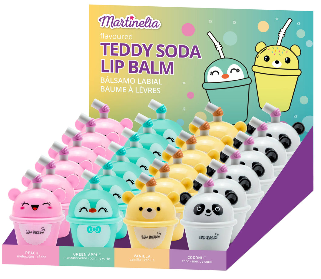 Toysmith - Martinelia Teddy Soda Lip Balm