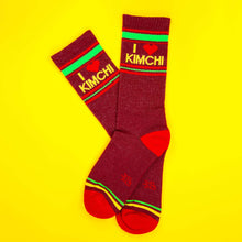 Load image into Gallery viewer, Gumball Poodle - I ❤️ Kimchi Gym Crew Socks
