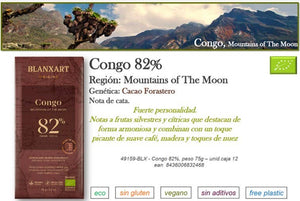 Eat Spain - Blanxart Organic Dark Chocolate Single Origin Congo 82%
