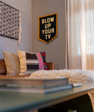 Load image into Gallery viewer, Oxford Pennant - Blow Up Your TV Camp Flag • John Prine x Oxford Pennant
