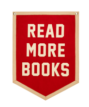 Load image into Gallery viewer, Oxford Pennant - Read More Books Camp Flag
