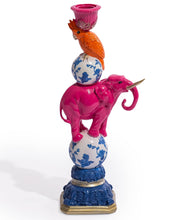 Load image into Gallery viewer, McGowan &amp; Rutherford Ltd - Elephant &amp; Cockatoo Ornate Circus Stack Candle Holder
