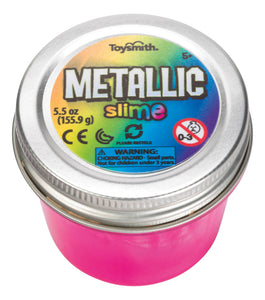 Toysmith - Metallic Slime, Shimmering Slime in Assorted Colors