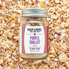 Load image into Gallery viewer, Burlap &amp; Barrel - Purple Shallot Slices - Single Origin Spice &amp; Seasoning
