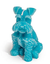 Load image into Gallery viewer, McGowan &amp; Rutherford Ltd - Light Blue Minature Schnauzer Candle
