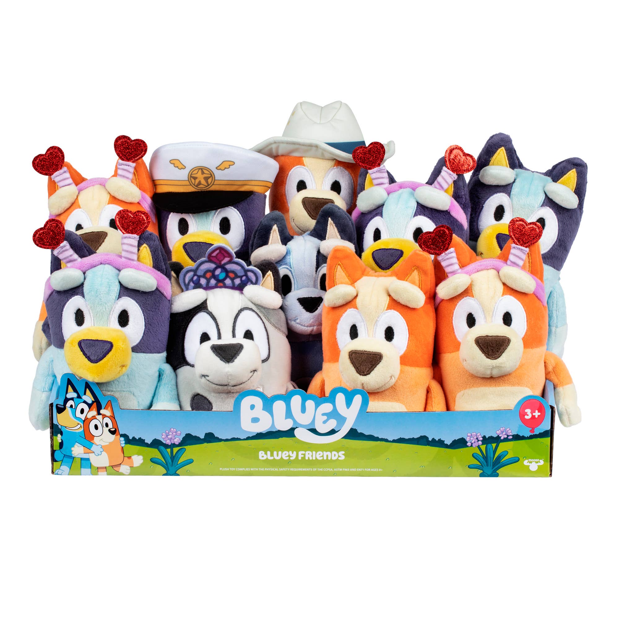 Toysmith - Moose Toys - Bluey Friends Mini Plush – Jon Henry
