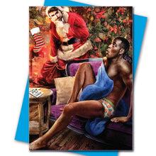 Load image into Gallery viewer, Peachy Kings / Kweer Cards - "Stocking Stuffers" Gay Christmas Card — Holiday, LGBTQ+
