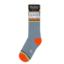 Load image into Gallery viewer, Gumball Poodle - Badass Grandpa Gym Crew Socks

