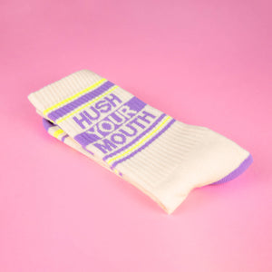 Gumball Poodle - Hush Your Mouth Gym Crew Socks