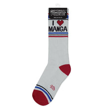Load image into Gallery viewer, Gumball Poodle - I ❤️ Manga Gym Crew Socks
