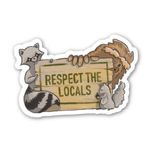 Load image into Gallery viewer, Big Moods - Respect The Locals Wildlife Sticker
