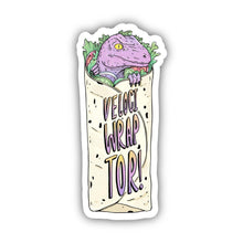 Load image into Gallery viewer, Big Moods - Veloci-Wrap-Tor Velociraptor Dinosaur Sticker

