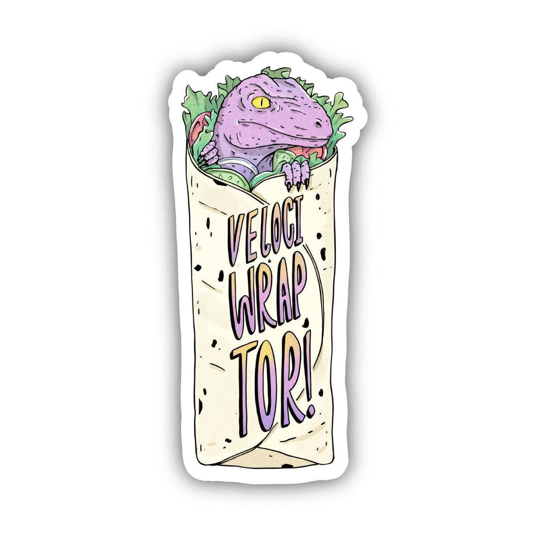 Big Moods - Veloci-Wrap-Tor Velociraptor Dinosaur Sticker