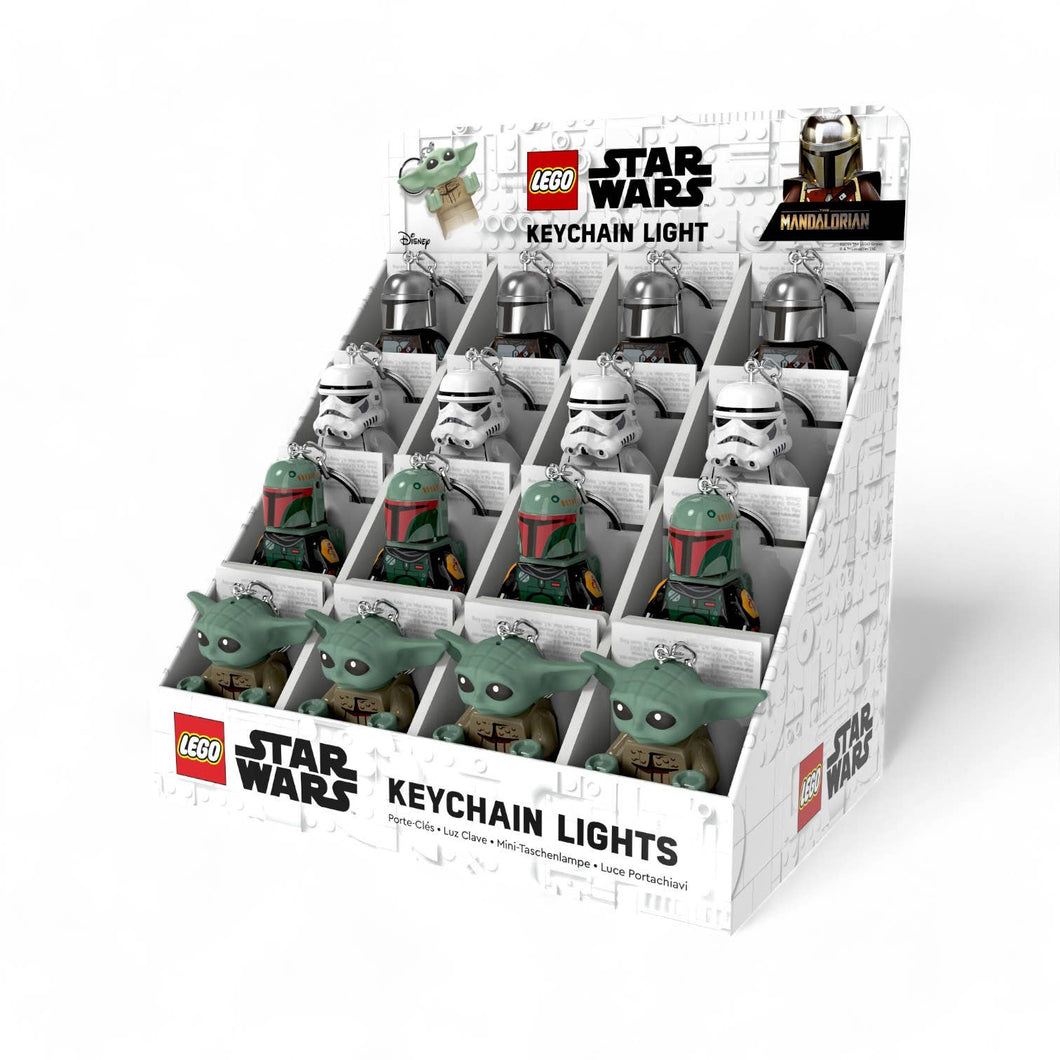 Santoki LEGO Lights - LEGO Star Wars Mandalorian Assorted LED Keychain 16ct CDU