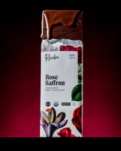 Load image into Gallery viewer, Raaka Chocolate - Rose Saffron Chocolate Bar - Spring Limited Edition
