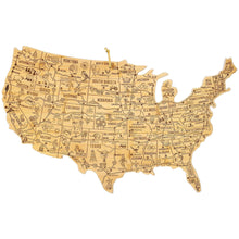 Load image into Gallery viewer, Totally Bamboo - XXL Destination USA Cutting &amp; Charcuterie Board, 30" x 19"
