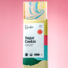 Load image into Gallery viewer, Raaka Chocolate - Sugar Cookie Pastel Swirl White Chocolate Bar - Easter!
