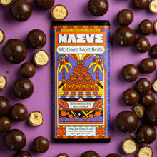 Load image into Gallery viewer, Seattle Chocolate Presents MAEVE - New! Matinee Malt Balls Truffle Bar

