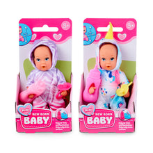 Load image into Gallery viewer, Toysmith - Simba Dickie - Onesie Fun Newborn Baby Doll (unicorn/zebra)
