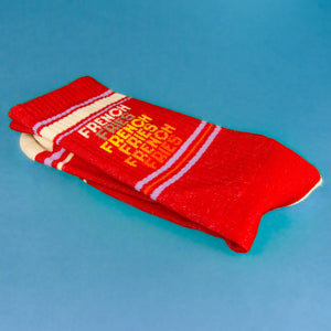 Gumball Poodle - French Fries Gym Crew Socks