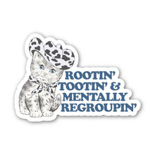 Load image into Gallery viewer, Big Moods - Rootin' Tootin' &amp; Mentally Regroupin' Cowboy Cat Sticker
