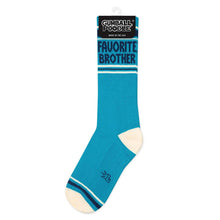 Load image into Gallery viewer, Gumball Poodle - Favorite Brother Gym Crew Socks
