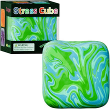 Load image into Gallery viewer, Auraquise - Marbled Nice Cube  Slow Rising Stress Relief Squeeze Toy Boxed Set
