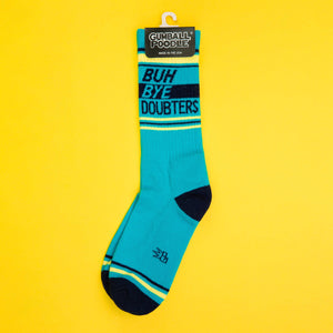 Gumball Poodle - Buh Bye Doubters Gym Crew Socks