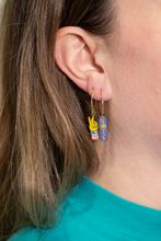 Load image into Gallery viewer, Yellow Owl Workshop - Vote Earrings - Gold Election Statement Jewelry

