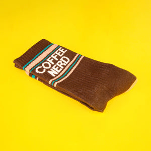 Gumball Poodle - Coffee Nerd Gym Crew Socks