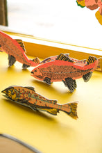 Load image into Gallery viewer, East End Press - SALMON GREETING CARD
