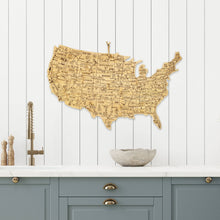 Load image into Gallery viewer, Totally Bamboo - XXL Destination USA Cutting &amp; Charcuterie Board, 30" x 19"

