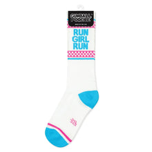 Load image into Gallery viewer, Gumball Poodle - Run Girl Run Gym Crew Socks
