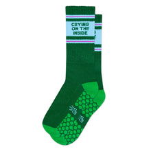 Load image into Gallery viewer, Gumball Poodle - Crying On The Inside Grip Socks
