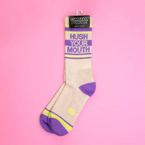 Gumball Poodle - Hush Your Mouth Gym Crew Socks