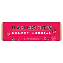 Load image into Gallery viewer, Hammond's Candies - Candy Bar - White &amp; Dark Chocolate - Cherry Cordial - 2.25oz

