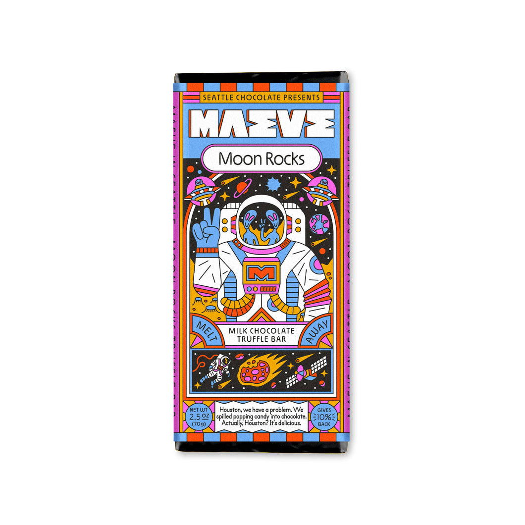 Seattle Chocolate Presents MAEVE - Moon Rocks Truffle Bar