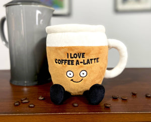 Punchkins - Coffee Plushie, Cute Latte Collectible Plush, Perfect Gift