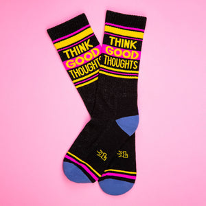 Gumball Poodle - Think Good Thoughts Gym Crew Socks